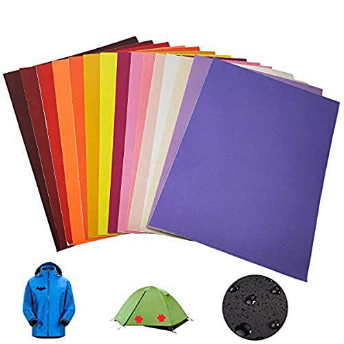 Self Adhesive Transparent Tent Fabric Repair Patch Outdoor Tools 20cm Purple